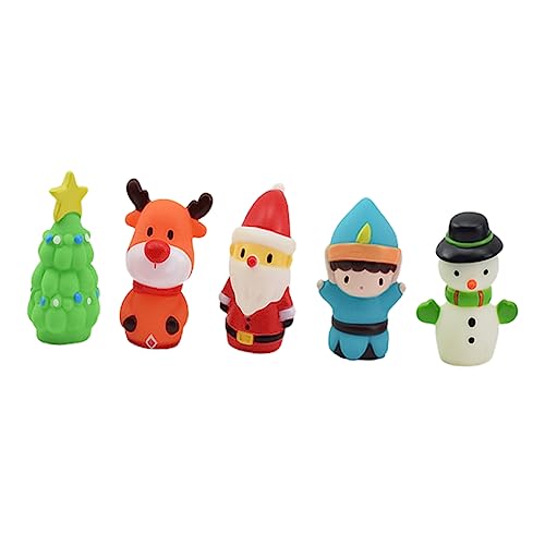 TOYANDONA 5 Stück Weihnachts Fingerpuppen Fingerspielzeug Fingerpuppen Für Handpuppen Fingerpuppen Puppenspielzeug Pädagogisches Fingerpuppen Kieselgel TOYANDONA 5 Stück Weihnachts Fingerpuppen Fingerspielzeug Fingerpuppen Für Handpuppen Fingerpuppen Puppenspielzeug Pädagogisches Fingerpuppen Kieselgel von TOYANDONA