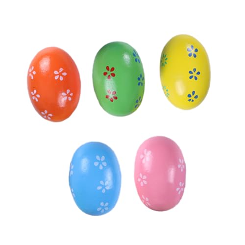 TOYANDONA 5 Stücke Holz Ei Für Babys Frühen Lernen Greif Training Pädagogisches Osterei Bambus TOYANDONA 5 Stücke Holz Ei Für Babys Frühen Lernen Greif Training Pädagogisches Osterei Bambus von TOYANDONA