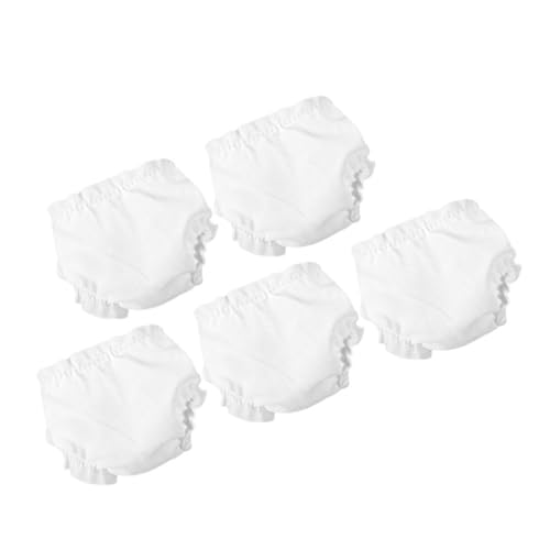 TOYANDONA 5 Teilige Puppenkleidung Realistische Babypuppe Rollenspiel Puppenhaus Puppen Unterwäsche Babypuppenwindeln Anziehpuppe Unterwäsche Für Puppen Reborn Babypuppe Mini von TOYANDONA