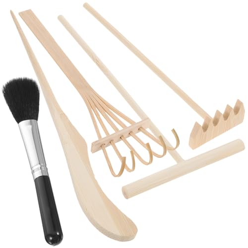 TOYANDONA Sicheres 5-teiliges Sandtisch-rechenset für Jungen und Mädchen für Kreatives Basteln Zen-Garten für Die Sandmalerei auf Dem Schreibtisch TOYANDONA Sicheres 5-teiliges Sandtisch-rechenset für Jungen und Mädchen für Kreatives Basteln Zen-Garten für Die Sandmalerei auf Dem Schreibtisch von TOYANDONA