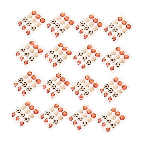 TOYANDONA 50 Blatt Aufkleber Computer Scrapbook Fußball Ornament Sport Themen Planer Aufkleber Jungen Journal Ornament Klebefußball Ornament Kalender Aufkleber Papier von TOYANDONA