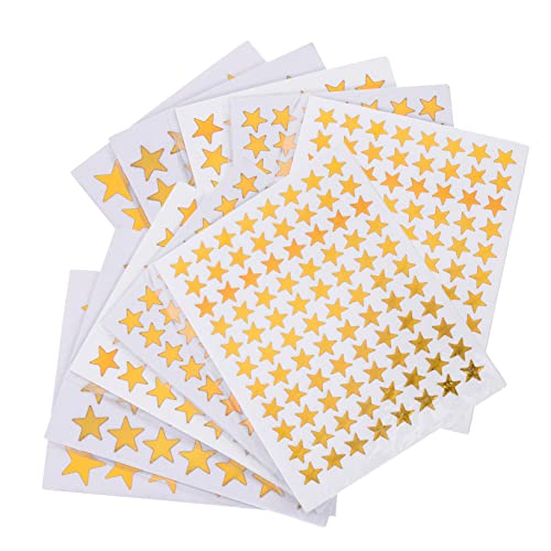 TOYANDONA 50 Blatt Sterne-Aufkleber Aufkleber Stickers for schulzubehör Heimschule Nagelkunstaufkleber Schüler belohnen Aufkleber Belohnungsaufkleber für den Kindergarten Golden TOYANDONA 50 Blatt Sterne-Aufkleber Aufkleber Stickers for schulzubehör Heimschule Nagelkunstaufkleber Schüler belohnen Aufkleber Belohnungsaufkleber für den Kindergarten Golden von TOYANDONA