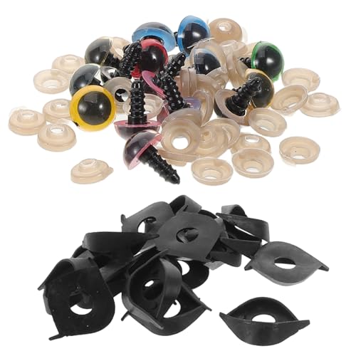 TOYANDONA 50 Sätze Plastische Sicherheitsaugen für Plüschtiere DIY Augen für Häkelprojekte Einschließlich Unterlegscheiben für Stofftiere und Bastelarbeiten TOYANDONA 50 Sätze Plastische Sicherheitsaugen für Plüschtiere DIY Augen für Häkelprojekte Einschließlich Unterlegscheiben für Stofftiere und Bastelarbeiten von TOYANDONA