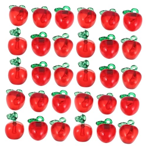 TOYANDONA 50 Stück Apfel Acryl Anhänger für Schmuckherstellung Bunte Spacer Perlen Leichte DIY Perlen für Ohrringe Armbänder Halsketten Vielseitige Bastelzubehör für Accessoires TOYANDONA 50 Stück Apfel Acryl Anhänger für Schmuckherstellung Bunte Spacer Perlen Leichte DIY Perlen für Ohrringe Armbänder Halsketten Vielseitige Bastelzubehör für Accessoires von TOYANDONA