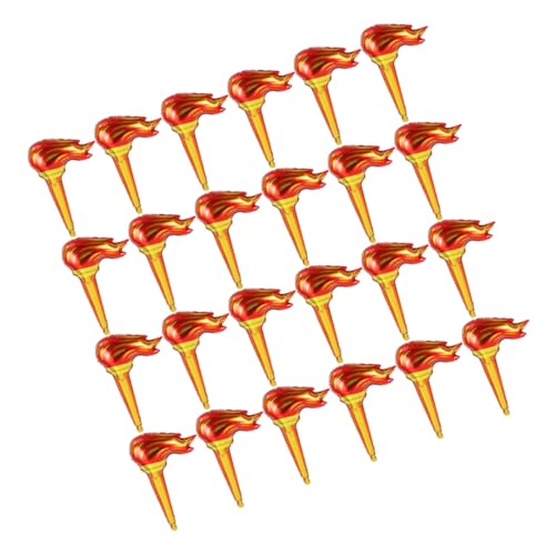 TOYANDONA 50 Stück Aufblasbare Große Party Fackeln für Sportveranstaltungen und Cosplay Realistisch Gestaltete Dekoration Sicherer Ersatz für Feuerfackeln für Bühnenauftritte und von TOYANDONA