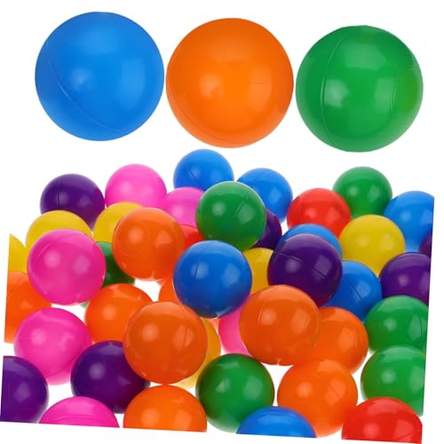 TOYANDONA Runde Gruben 50 Stück Weiche Kunststoffgruben Für Drinnen Und Draußen Zum Spielen Und Dekorieren von TOYANDONA