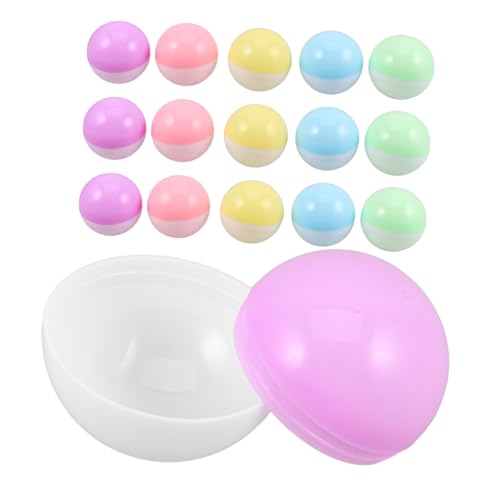 TOYANDONA 50 Stück Bunte Macaron Runde Container für Automaten Diy Bastelprojekte Partygeschenke und Schulpreise von TOYANDONA