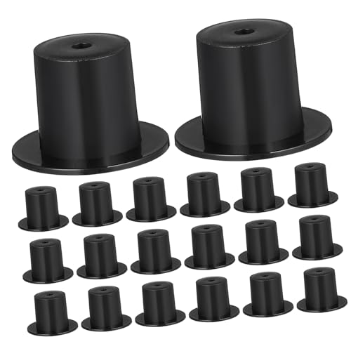 TOYANDONA 50 Stück Clown hut aus Kunststoff verrückte weihnachtsmützen Mini-Zylinder weihnachtsdeko weihnachts party verschleißfeste Miniaturhüte multifunktionale Miniaturhüte Plastik Black TOYANDONA 50 Stück Clown hut aus Kunststoff verrückte weihnachtsmützen Mini-Zylinder weihnachtsdeko weihnachts party verschleißfeste Miniaturhüte multifunktionale Miniaturhüte Plastik Black von TOYANDONA