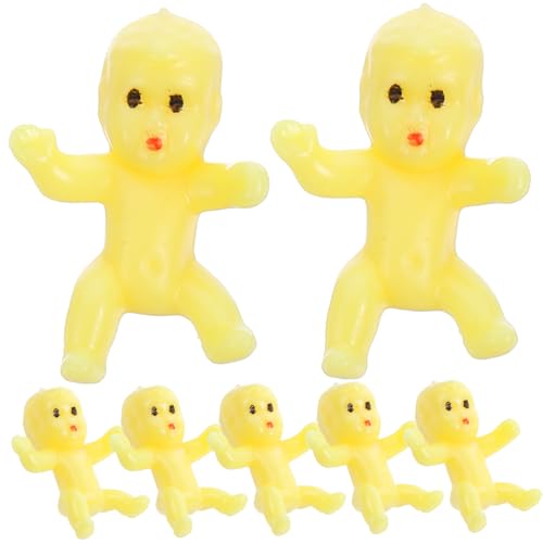 TOYANDONA 50 Stück Dekorationen Für Die Babyparty Kinderwagen Miniaturen Für Neugeborene Babys Kleine Figuren Wiedergeborene Babypuppen Mini-eiswürfel Yellow Plastik TOYANDONA 50 Stück Dekorationen Für Die Babyparty Kinderwagen Miniaturen Für Neugeborene Babys Kleine Figuren Wiedergeborene Babypuppen Mini-eiswürfel Yellow Plastik von TOYANDONA