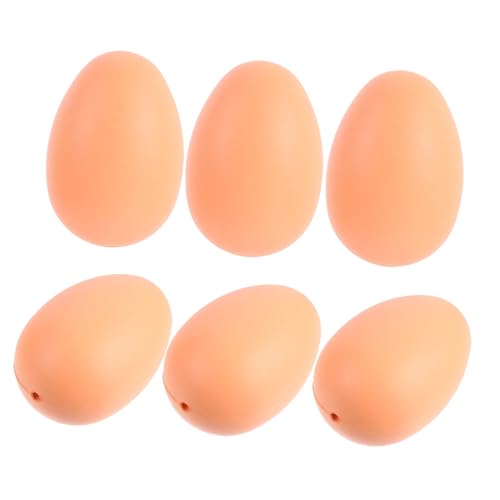 TOYANDONA 50 Stück Eier Ostern Selber Machen Osterfälschung Ostermalerei Khaki Plastik von TOYANDONA