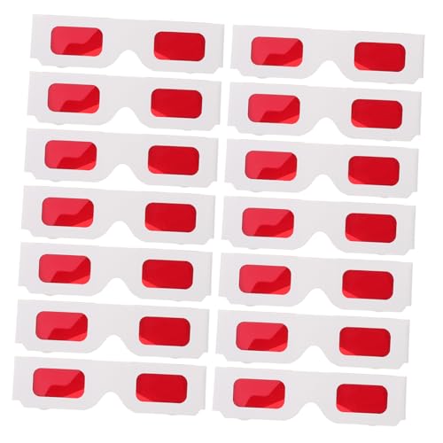 TOYANDONA Ergonomische Rote 50 Stück Brillen für Jungen und Mädchen Tagesbrillen Filmbrillen Partyzubehör Belohnungen für Das Klassenzimmer von TOYANDONA