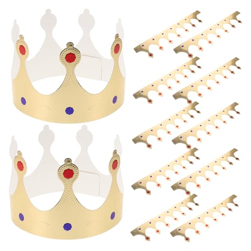 TOYANDONA Luxuriöse Kronenhüte Aus Papier 50 Stück Dekorationen für Geburtstage Von Jungen und Mädchen und Karnevalsveranstaltungen TOYANDONA Luxuriöse Kronenhüte Aus Papier 50 Stück Dekorationen für Geburtstage Von Jungen und Mädchen und Karnevalsveranstaltungen von TOYANDONA