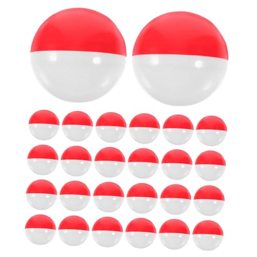 TOYANDONA 50 Stück Halloween Bälle Leer Für Automatenbehälter Kaugummiautomat Farbige Runde Befüllbare Bälle Rot Automaten Kunststoff von TOYANDONA