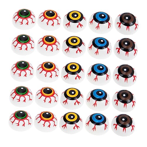 TOYANDONA 50 Stück Halloween-augapfel Party DIY Tier Gruselige Augäpfeldekoration Masken Puppenaugen Requisiten Augapfel-Aufkleber Augapfel-Modell Gefälscht Zwerge Ball Plastik Colorful TOYANDONA 50 Stück Halloween-augapfel Party DIY Tier Gruselige Augäpfeldekoration Masken Puppenaugen Requisiten Augapfel-Aufkleber Augapfel-Modell Gefälscht Zwerge Ball Plastik Colorful von TOYANDONA