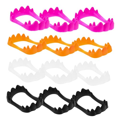 TOYANDONA 50 Stück Halloween-zahnersatz Party Klein Oral Gefälscht Stütze Formbar Zombie Kind Halloween-Vampir-zahnersatz Kostüm Vampirzähne Erwachsene Miniatur Colorful Plastik von TOYANDONA