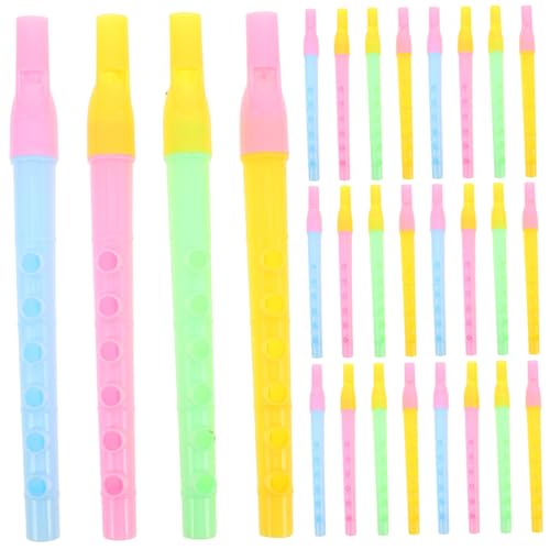 TOYANDONA 50 Stück Kinder-blockflöten-Musikinstrument Für Anfänger 6-Loch-Klarinette Übungsklarinette Für Kinder Montessori-musikspielzeug Tragbares Blasinstrument TOYANDONA 50 Stück Kinder-blockflöten-Musikinstrument Für Anfänger 6-Loch-Klarinette Übungsklarinette Für Kinder Montessori-musikspielzeug Tragbares Blasinstrument von TOYANDONA