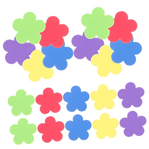 TOYANDONA 50 Stück Kleine Blumen Schwammaufkleber Blumenaufkleber Kinderaufkleber Happy Birthday Aufkleber Kindergarten Belohnungsaufkleber Kinderzubehör Lehrerzubehör von TOYANDONA