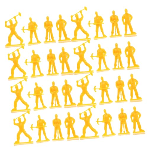 TOYANDONA 50 Stück Kleine -spielzeuge Figurenmodell Dekoration Für Bauarbeiter Menschen Modelle Bauarbeiter-modellfiguren Bauarbeiterfiguren Minifigur Pp Yellow TOYANDONA 50 Stück Kleine -spielzeuge Figurenmodell Dekoration Für Bauarbeiter Menschen Modelle Bauarbeiter-modellfiguren Bauarbeiterfiguren Minifigur Pp Yellow von TOYANDONA