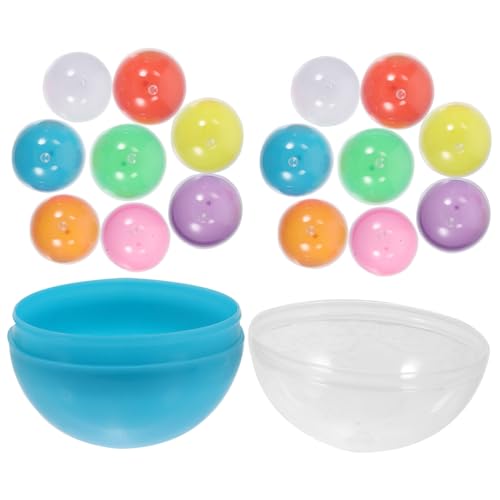 TOYANDONA 50 Stücke Party Spiel Öffnende Kapsel Automaten Spielzeug Ideal Für Weihnachten Und Karneval von TOYANDONA