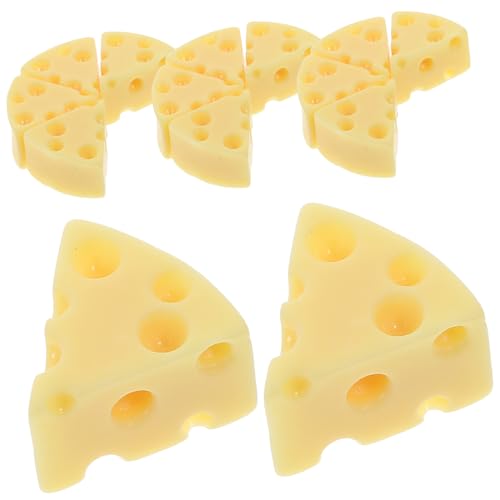 TOYANDONA 50 Stück Mikrokäse Gefälschte Streusel Käsekuchen Künstlich Gefälschtes Essen Sie Küchenfutter Gefälschte Raupe Käsemodelle Szene Dekore Selber Machen Harz Yellow TOYANDONA 50 Stück Mikrokäse Gefälschte Streusel Käsekuchen Künstlich Gefälschtes Essen Sie Küchenfutter Gefälschte Raupe Käsemodelle Szene Dekore Selber Machen Harz Yellow von TOYANDONA