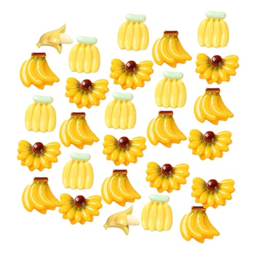 TOYANDONA Pädagogische Mini-Bananen 50 Stück Lebensechte Künstliche Bananen Für Die Dekoration Im Klassenzimmer Zu Hause Und Für Partys von TOYANDONA