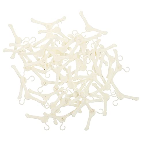 TOYANDONA 50 Stück Mini -Kleidung Kleiderständer für Puppen Minipuppenkleidung für Mädchen Ständer für Puppenkleider Mini-Kleiderbügel Dolly-Aufhänger Plastik Weiß TOYANDONA 50 Stück Mini -Kleidung Kleiderständer für Puppen Minipuppenkleidung für Mädchen Ständer für Puppenkleider Mini-Kleiderbügel Dolly-Aufhänger Plastik Weiß von TOYANDONA