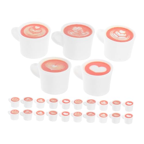 TOYANDONA 50 Stück Mini Resin Kaffee Tassen Set Miniatur Kaffeebecher aus Harz für Puppenhaus Kleine Dekorationstassen für Kreative Tischdeko und Bastelbedarf TOYANDONA 50 Stück Mini Resin Kaffee Tassen Set Miniatur Kaffeebecher aus Harz für Puppenhaus Kleine Dekorationstassen für Kreative Tischdeko und Bastelbedarf von TOYANDONA