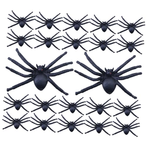TOYANDONA 50 Stück Realistische Spinne Streich Karikatur Figur Halloween-Spinnennetz Gefälscht Plüsch Partyzubehör Desktop -Ornamente Spinnenstütze Gruselige Spinnen Black PVC TOYANDONA 50 Stück Realistische Spinne Streich Karikatur Figur Halloween-Spinnennetz Gefälscht Plüsch Partyzubehör Desktop -Ornamente Spinnenstütze Gruselige Spinnen Black PVC von TOYANDONA