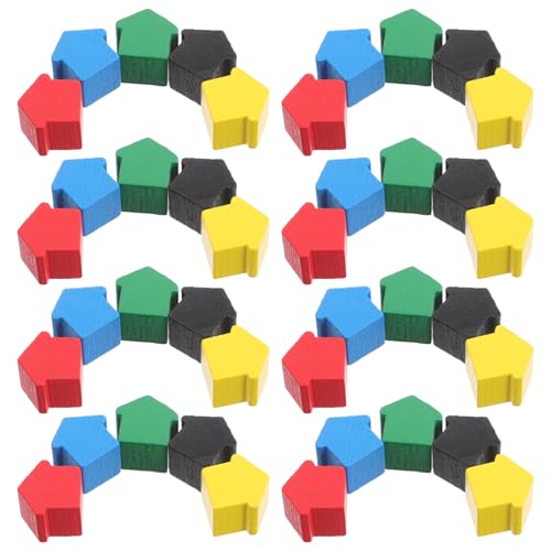 TOYANDONA 50 Stück Spiel Schach Schachspiel Zubehör für Brettspiele Spielmarken Spielhäuser Mini-Schachbrett Holz TOYANDONA 50 Stück Spiel Schach Schachspiel Zubehör für Brettspiele Spielmarken Spielhäuser Mini-Schachbrett Holz von TOYANDONA