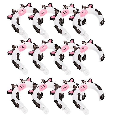 TOYANDONA 50 Stück Stirnband Aluminiumfolie Ballon Lustige Party-Haaraccessoires Zoo Tier Ballon Haarband party zubehör partyzubehör tierische stirnbänder Cartoon-Tierballons von TOYANDONA