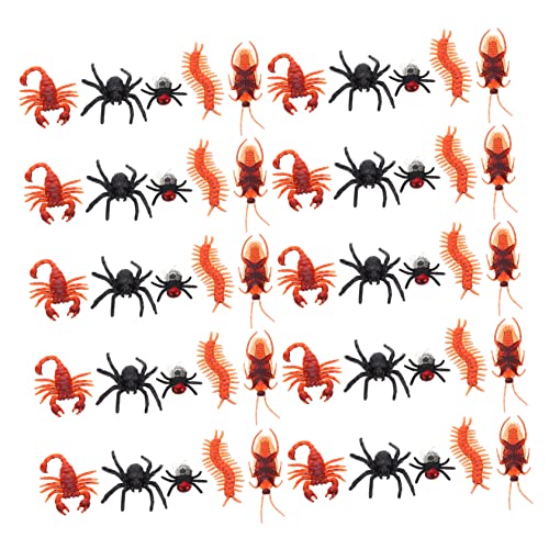 TOYANDONA 50 Stück Streich Requisiten Funny Toys Prank Scary Novelties tischdeko esstisch künstlich Streich Insekten Aprilscherz-Streich-Requisite gefälschtes Spinnenmodell Plastik TOYANDONA 50 Stück Streich Requisiten Funny Toys Prank Scary Novelties tischdeko esstisch künstlich Streich Insekten Aprilscherz-Streich-Requisite gefälschtes Spinnenmodell Plastik von TOYANDONA