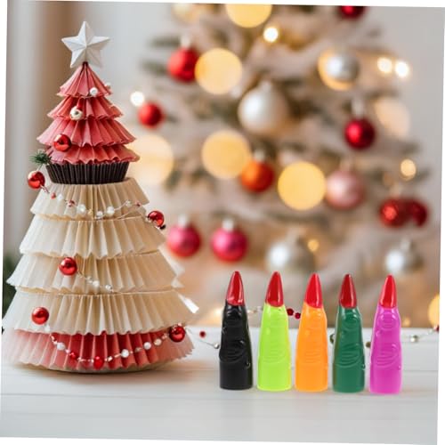 TOYANDONA 50 Stück Teiliges Halloween Hexenfinger Bunte Nagelüberzüge Realistische Fingernägel Langlebig und Bequem für Party Cosplay Kostüm und Gruselige Verkleidungen TOYANDONA 50 Stück Teiliges Halloween Hexenfinger Bunte Nagelüberzüge Realistische Fingernägel Langlebig und Bequem für Party Cosplay Kostüm und Gruselige Verkleidungen von TOYANDONA