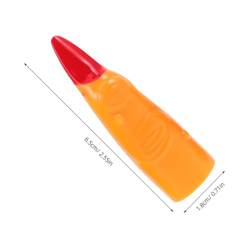 TOYANDONA 50 Stück Teiliges Halloween Nagelset Bunte Hexenfinger Fake Fingernägel für Party Cosplay Kostüm Zubehör in Orange Violett Grün Schwarz Gruselige Verwandlungseffekte für Erwachsene von TOYANDONA