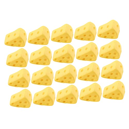 TOYANDONA 50 Stück Teiliges Künstliches Käse Dessert Modellset Realistische Gelbe Käse Deko Mini Simulation Kuchenstücke als Fotografie Requisiten Heim und Bäckereidekoration TOYANDONA 50 Stück Teiliges Künstliches Käse Dessert Modellset Realistische Gelbe Käse Deko Mini Simulation Kuchenstücke als Fotografie Requisiten Heim und Bäckereidekoration von TOYANDONA