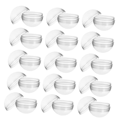 TOYANDONA 50 Stück Transparente Befüllbare Plastikbälle Stabile Leichte Kapseln für Kaugummiautomaten Party Goodie Bags Vielseitige Runde Füllkugeln für Süßigkeiten von TOYANDONA