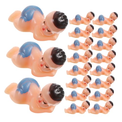 TOYANDONA 50 Stück Winzige Plastikbabys Babystatuen Aus Kunststoff Kleine Plastikbabys Partyzubehör Plastikbabys Kleine Babyfiguren Partydekorationen Mini-babys Winziges Pp von TOYANDONA