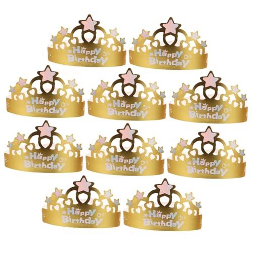 TOYANDONA 50 Stück goldener Geburtstagshut Mädchen Kronenhut Rand zweite erste jahrestag festlich einschlaflicht erwachsene -Dusche-Foto-Requisite Geburtstagsfeier krönt Hut Papier TOYANDONA 50 Stück goldener Geburtstagshut Mädchen Kronenhut Rand zweite erste jahrestag festlich einschlaflicht erwachsene -Dusche-Foto-Requisite Geburtstagsfeier krönt Hut Papier von TOYANDONA