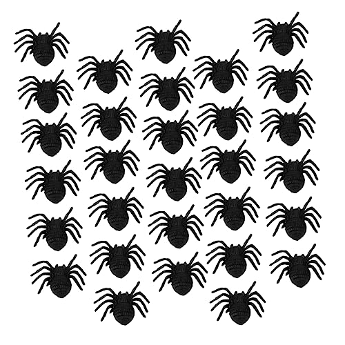 TOYANDONA 50 Stücke Halloween Schwarze Spinne Requisiten Figur Web Gruselige Dekoration Indoor Party Halloween Spinne Gefälschte Spinne Requisiten Spinne PVC TOYANDONA 50 Stücke Halloween Schwarze Spinne Requisiten Figur Web Gruselige Dekoration Indoor Party Halloween Spinne Gefälschte Spinne Requisiten Spinne PVC von TOYANDONA