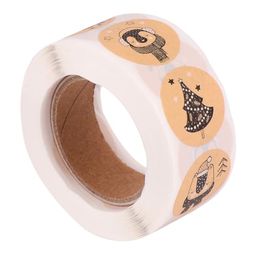 TOYANDONA 500 Rolle Etikettenaufkleber für Geschenktüten aufkleberpapier paketaufkleber weihnachskarte Geschenkverpackung Weihnachts oblaten Weihnachtsdekoration Weihnachtsaufkleber Yellow TOYANDONA 500 Rolle Etikettenaufkleber für Geschenktüten aufkleberpapier paketaufkleber weihnachskarte Geschenkverpackung Weihnachts oblaten Weihnachtsdekoration Weihnachtsaufkleber Yellow von TOYANDONA