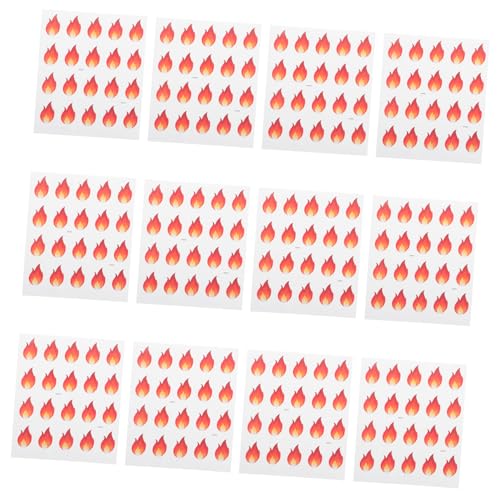 TOYANDONA 500stücke Mini Aufkleber wasserdichte Flammenförmige Etiketten Für Basteln Gewürzbehälter Und Dekoration Für Küche Und Zuhause TOYANDONA 500stücke Mini Aufkleber wasserdichte Flammenförmige Etiketten Für Basteln Gewürzbehälter Und Dekoration Für Küche Und Zuhause von TOYANDONA