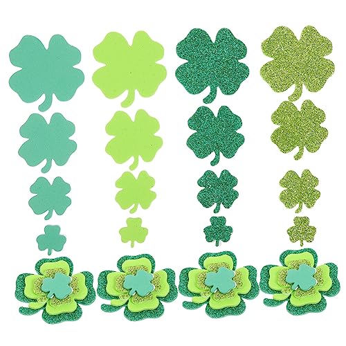 TOYANDONA St. Patricks Day Kleeblatt-Aufkleber 500 Stück Schaumstoff-kleber Dekorative Aufkleber Für Feierlichkeiten TOYANDONA St. Patricks Day Kleeblatt-Aufkleber 500 Stück Schaumstoff-kleber Dekorative Aufkleber Für Feierlichkeiten von TOYANDONA