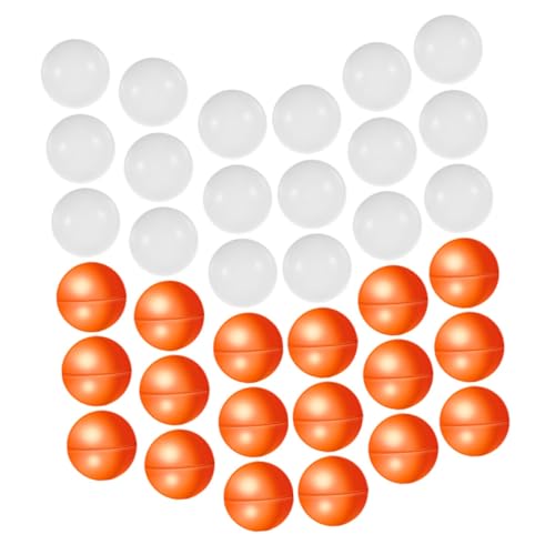 TOYANDONA 50Pcs Lotteriekugel Automatenbälle Billard- nummerierte Bälle Bälle-Verlosung Bingo-Radkäfig und Bälle plastikball kunststoffball Verlosung von Bällen Nahtlose Plastikbälle PVC von TOYANDONA