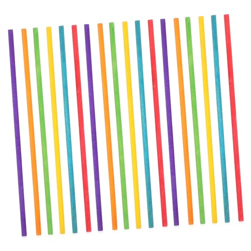 TOYANDONA 50Stücke Holz Rhythmusstäbe Set für Anfänger Bunte Percussion Instrumente Kreativität und Musikalischen Entwicklung für Musikliebhaber von TOYANDONA