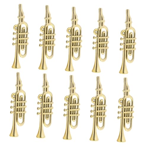 TOYANDONA 50stücke Mini-Musikinstrument-Ornamente in Gold Kleine Flöten Und Harfenmodelle Miniatur-Instrumente Für Puppenhaus-Dekoration Bastelarbeiten Und Party-zubehör TOYANDONA 50stücke Mini-Musikinstrument-Ornamente in Gold Kleine Flöten Und Harfenmodelle Miniatur-Instrumente Für Puppenhaus-Dekoration Bastelarbeiten Und Party-zubehör von TOYANDONA
