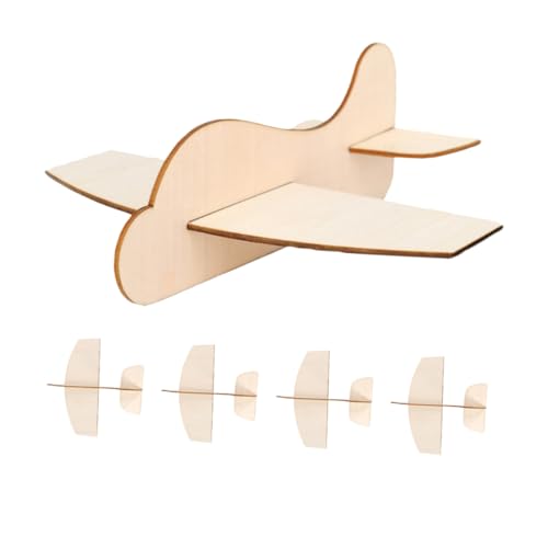 TOYANDONA 5St Flugzeug aus Holz zum Basteln Atemwege Modellflugzeug Ebene Puzzle-Flugzeug Flugzeuge Fix holzbausatz Holzflugzeug Unfertiges Flugzeug Flugzeughandwerk aus Holz Linde Beige TOYANDONA 5St Flugzeug aus Holz zum Basteln Atemwege Modellflugzeug Ebene Puzzle-Flugzeug Flugzeuge Fix holzbausatz Holzflugzeug Unfertiges Flugzeug Flugzeughandwerk aus Holz Linde Beige von TOYANDONA