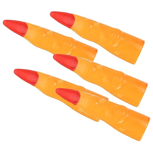 TOYANDONA 5St Leistungsrequisiten Fingerverlängerungsspielzeug Fingerspitze im Punk-Stil Halloween Halloween assecoires Halloween-Cosplay-Requisiten Halloween Maskerade Fingernägel von TOYANDONA