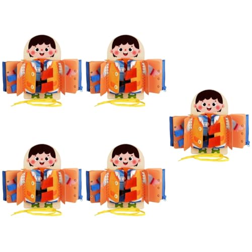 TOYANDONA 5St Mehrschichtiges Busy-Board kinderbeschäftigung geschicklichkeitsspiele für Kinder Kinderspielzeug Spielzeuge Interaktives Spielzeug für Kinder Lernspielzeug für Kleinkinder von TOYANDONA