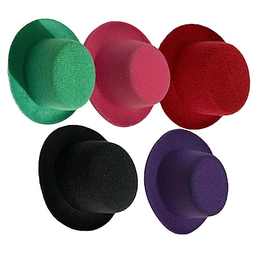 TOYANDONA Miniaturhüte Für Puppen 5er-Pack Dekoratives Mini-Hut-Set Bastel-minihüte Für Puppen Für Projekte TOYANDONA Miniaturhüte Für Puppen 5er-Pack Dekoratives Mini-Hut-Set Bastel-minihüte Für Puppen Für Projekte von TOYANDONA