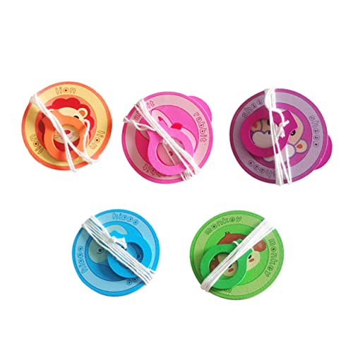 TOYANDONA 5St Schwungrad aus Zugseil aus Holz Kreiselspielzeug für Kinder Minispielzeug für Kinder interaktives Spielzeug kinderspielzeug Drehscheibe Spielzeug Flash-Spielzeug hölzern TOYANDONA 5St Schwungrad aus Zugseil aus Holz Kreiselspielzeug für Kinder Minispielzeug für Kinder interaktives Spielzeug kinderspielzeug Drehscheibe Spielzeug Flash-Spielzeug hölzern von TOYANDONA