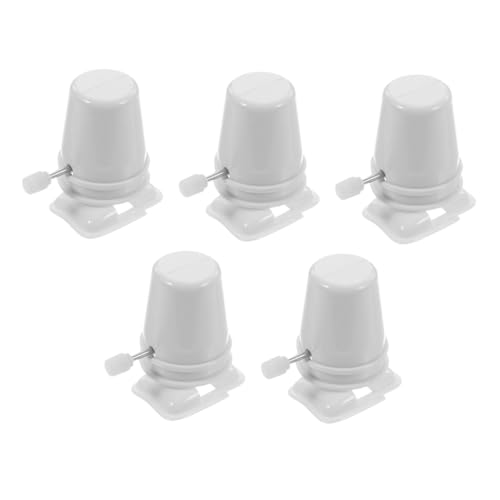 TOYANDONA 5St Uhrwerk-Gehwerk Aufziehspielzeug Bewegungsspielzeug Spielzeugautos Mini- Hand Handgemachte DIY-Bewegung Uhrwerksteil Plastik Grey von TOYANDONA